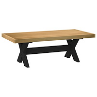 vidaXL Soffbord NOAIN X-formade ben 120x60x40 cm massiv furu