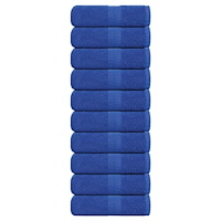 vidaXL Tvålhanddukar 10 st blå 30x30 cm 360 gsm 100% bomull