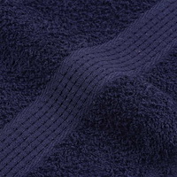 vidaXL Tvålhanddukar 2 st marinblå 30x30 cm 360 gsm 100% bomull