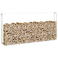 vidaXL Vedställ 300x25x150 cm galvaniserat stål