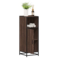 vidaXL Badrumsskåp brun ek 35x37,5x100 cm konstruerat trä