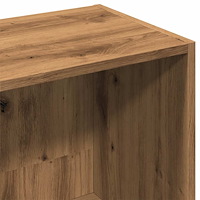 vidaXL Bokhylla artisan ek 36x30x143 cm konstruerat trä