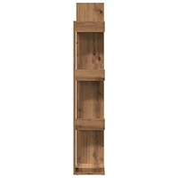 vidaXL Bokhylla artisan ek 86x25,5x140 cm konstruerat trä