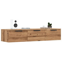 vidaXL Väggskåp artisan ek 102x30x20 cm konstruerat trä