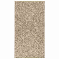 vidaXL Matta ZIZUR beige 80x150 cm jutelook inomhus och utomhus