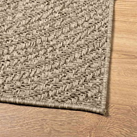 vidaXL Matta ZIZUR beige 80x150 cm jutelook inomhus och utomhus