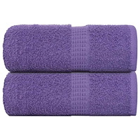 vidaXL Gästhanddukar 2 st lila 30x50 cm 360 gsm 100% bomull
