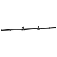 vidaXL Skjutdörr med beslag 80x210 cm massiv furu