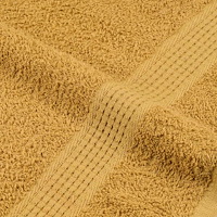 vidaXL Bastuhanddukar 2 st guld 80x200 cm 360 gsm 100% bomull