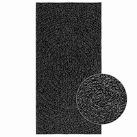 vidaXL Matta ZIZUR antracit 60x110 cm jutelook inomhus och utomhus