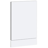 vidaXL Diskmaskinspanel Porto svart 45x1,5x67 cm konstruerat trä
