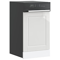 vidaXL Diskmaskinspanel Porto högglans vit 45x1,5x67cm konstruerat trä