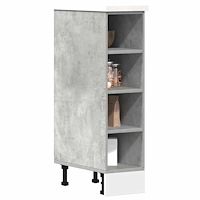 vidaXL Underskåp "Riga" betonggrå 20x44,5x81,5 cm konstruerat trä