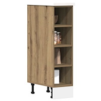vidaXL Underskåp "Riga" artisan ek 20x44,5x81,5 cm konstruerat trä