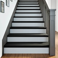 vidaXL Trappstegsmattor 8 pcs mörkbrun 90x30x2 cm massiv ek