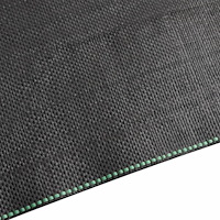 vidaXL Ogräsmatta svart 0,5x50 m PP
