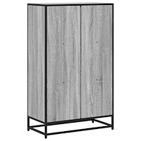 vidaXL Bokhylla grå sonoma 65,5x33x107,5 cm konstruerat trä