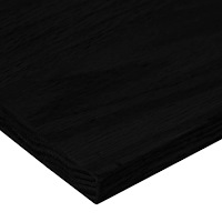 vidaXL Trappstegsmattor 2 pcs mörkbrun 110x30x2 cm massiv ek