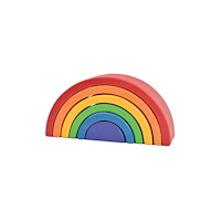 MYPAUZE Regnbågsklossar båge 6 delar