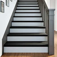 vidaXL Trappstegsmattor 16 pcs mörkbrun 90x30x2 cm massiv ek