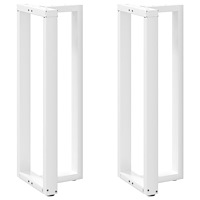 vidaXL Barbordsben T-formade 2 st vita 40x35x(110-111) cm stål