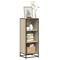 vidaXL Bokhylla sonoma-ek 40x35x107,5 cm konstruerat trä