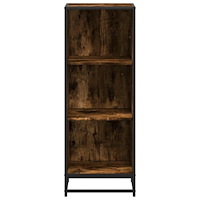 vidaXL Bokhylla rökfärgad ek 40x35x107,5 cm konstruerat trä