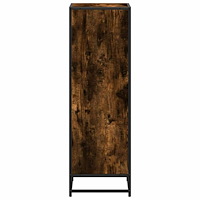 vidaXL Bokhylla rökfärgad ek 40x35x107,5 cm konstruerat trä