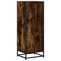 vidaXL Bokhylla rökfärgad ek 40x35x107,5 cm konstruerat trä
