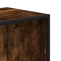 vidaXL Bokhylla rökfärgad ek 40x35x107,5 cm konstruerat trä