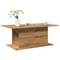 vidaXL Soffbord artisan ek 102x55,5x40 cm konstruerat trä