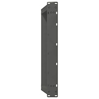 vidaXL Soffbordsben U-formade 2 st antracit 70x(30-31) cm stål