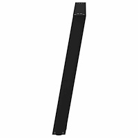 vidaXL Matbordsben U-formade 2 st svarta 90x(72-73) cm stål