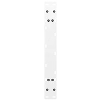 vidaXL Soffbordsben A-formade 2 st vita 60x(30-31) cm stål