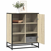 vidaXL Skänk sonoma-ek 62x35x76 cm konstruerat trä