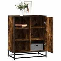 vidaXL Skänk brun ek 62x35x76 cm konstruerat trä