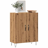 vidaXL Skänk artisan ek 69,5x34x90 cm konstruerat trä