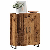 vidaXL Skänk åldrat trä 69,5x34x90 cm konstruerat trä