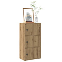 vidaXL Bokhylla ek 40x24x77 cm konstruerat trä