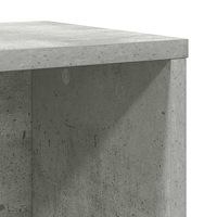 vidaXL Bokhylla betonggrå 60x24x101,5 cm konstruerat trä
