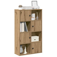 vidaXL Bokhylla ek 60x24x101,5 cm konstruerat trä