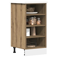 vidaXL Underskåp "Riga" artisan ek 40x44,5x81,5 cm konstruerat trä