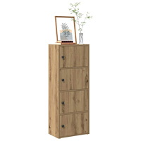 vidaXL Bokhylla ek 40x24x102 cm konstruerat trä