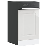 vidaXL Diskmaskinspanel högglans vit 45x1,5x67 cm konstruerat trä