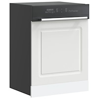 vidaXL Diskmaskinspanel Kalmar vit 60x1,5x67 cm konstruerat trä