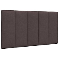 vidaXL Dyna till huvudgavel mörkbrun 90 cm tyg