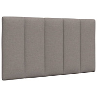 vidaXL Dyna till huvudgavel taupe 90 cm tyg