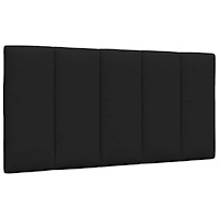 vidaXL Dyna till huvudgavel svart 100 cm tyg