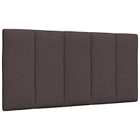 vidaXL Dyna till huvudgavel mörkbrun 100 cm tyg