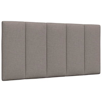vidaXL Dyna till huvudgavel taupe 100 cm tyg